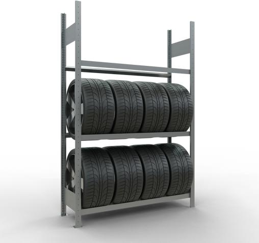 Actual product image Schulte Lagertechnik Wheels basic rack MULTIplus150