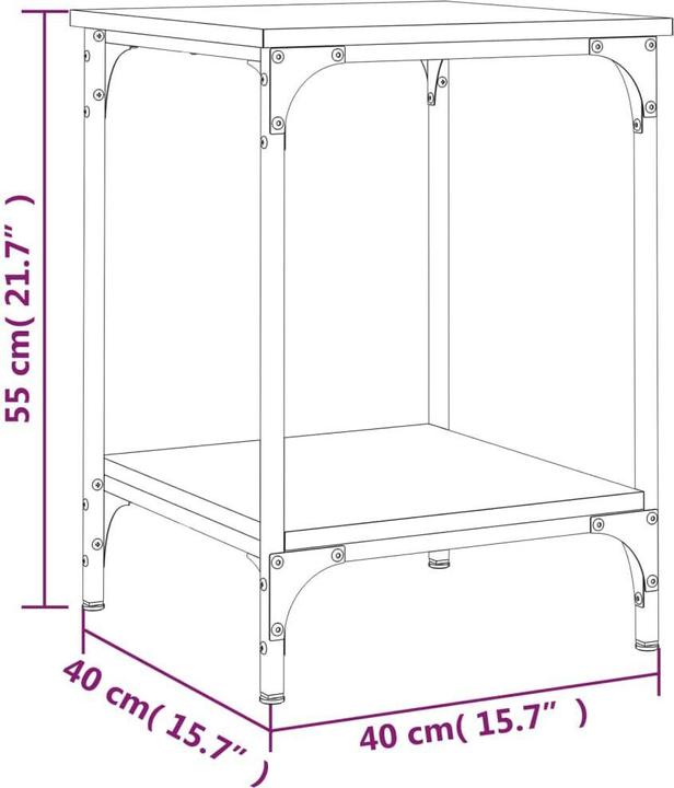 Image du produit vidaXL Couchtisch (40 x 40 x 55 cm)