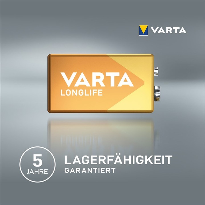 Actual product image Varta Longlife (1 pcs., 9V Block, 565 mAh)