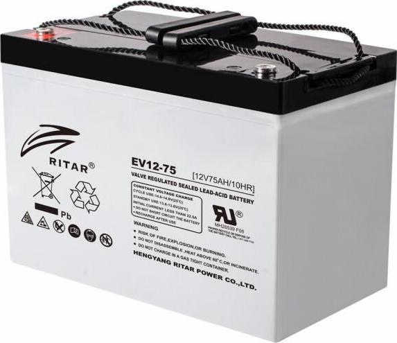 Ritar Batterie AGM RA12-75D (12 V, 75 Ah)