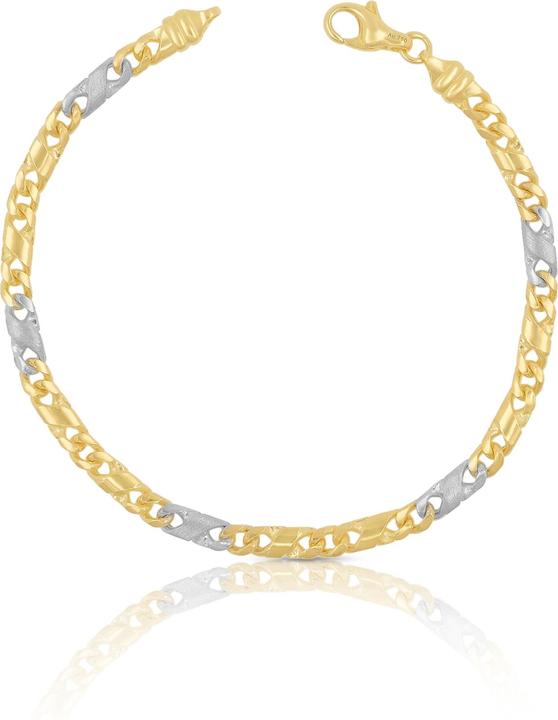 Image du produit Muau Chaîne de 8 (19 cm, Or blanc, Or jaune)