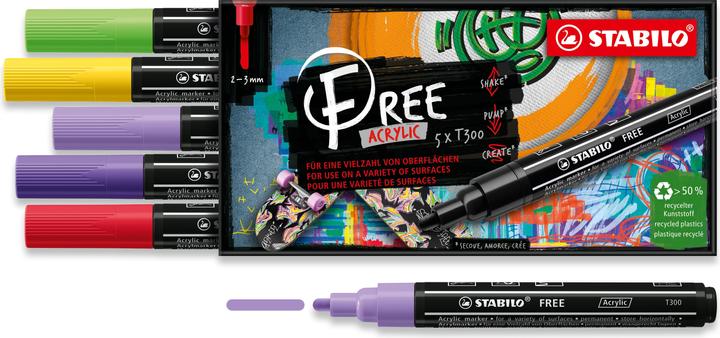 Produktbild STABILO Free Acrylic (5 x)