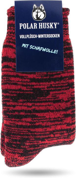Immagine prodotto Polar Husky Farbige Vollplüsch-Socken mit Wolle (Confezione singola, 47 - 50)
