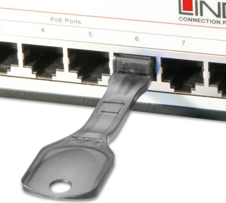 Produktbild Lindy RJ45 Port Schloss mit Schlüssel