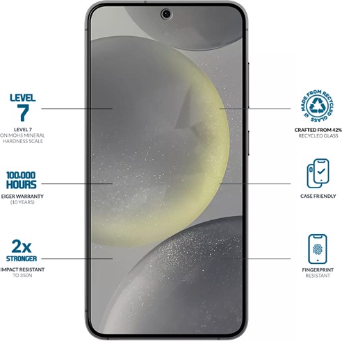 Produktbild Eiger Schutzglas (1 Stück, Samsung Galaxy S24 FE)
