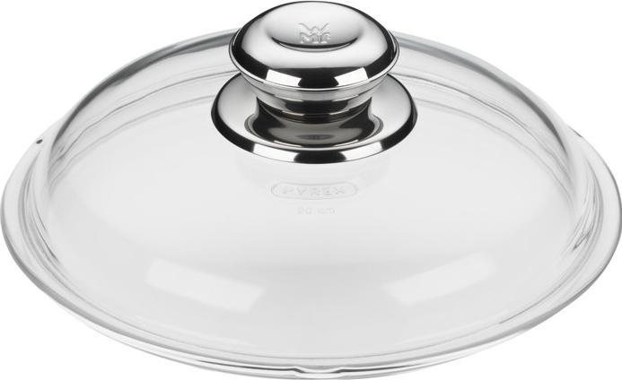 Produktbild WMF Glasdeckel Pfannendeckel 20cm Kochtopfdeckel Ersatzdeckel Metallknauf (20 cm, Glas, Metall)