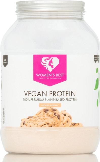 Women's Best Vegan Protein (900g can) (Cookies and Cream, 1 pcs., 900 g)