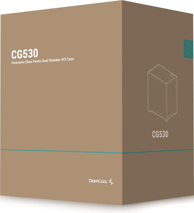 Produktbild Deepcool CG530 (schwarz, Tempered Glass x 2) (ATX)