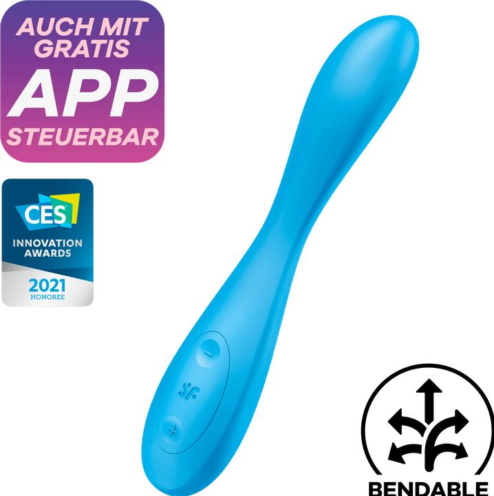 Actual product image Satisfyer G-Spot Flex 4 - Blue