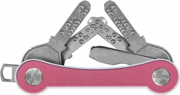 Actual product image Keycabins Key organizer KCAFS1.2 aluminum frame S1 pink