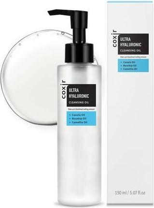 Produktbild Coxir Ultra-Hyaluronic Cleansing Oil 150ml 5.07 fl.oz. Ohne Parabene Ein Schritt Make-up-Entferner für (Make-Up Entferner, 150 ml)