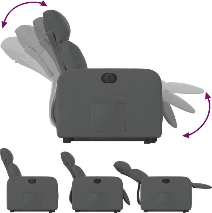 Image du produit vidaXL Relaxsessel mit Aufstehhilfe