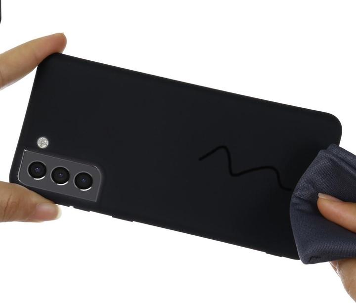 Produktbild Cover-Discount Galaxy S22+ - Matte Silikon Gummi Hülle schwarz (Samsung Galaxy S22+)