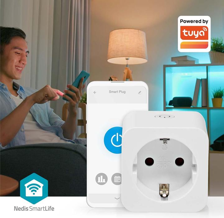 Produktbild Nedis Smartlife Smart Stecker| WLAN| Leistungsmesser| 3680 W| Type F CEE 7/3| -10