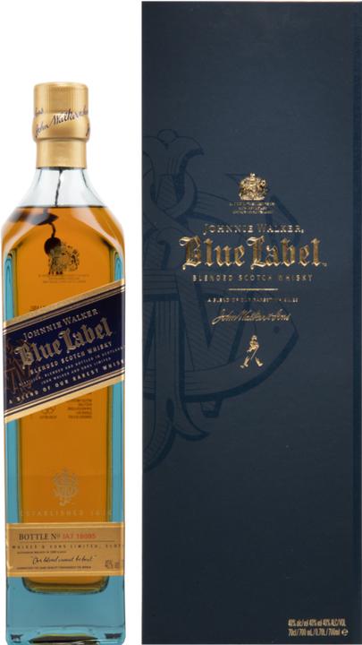 Actual product image Johnnie Walker Blue Label (Blended Malt Whisky, 1 x 70 cl)