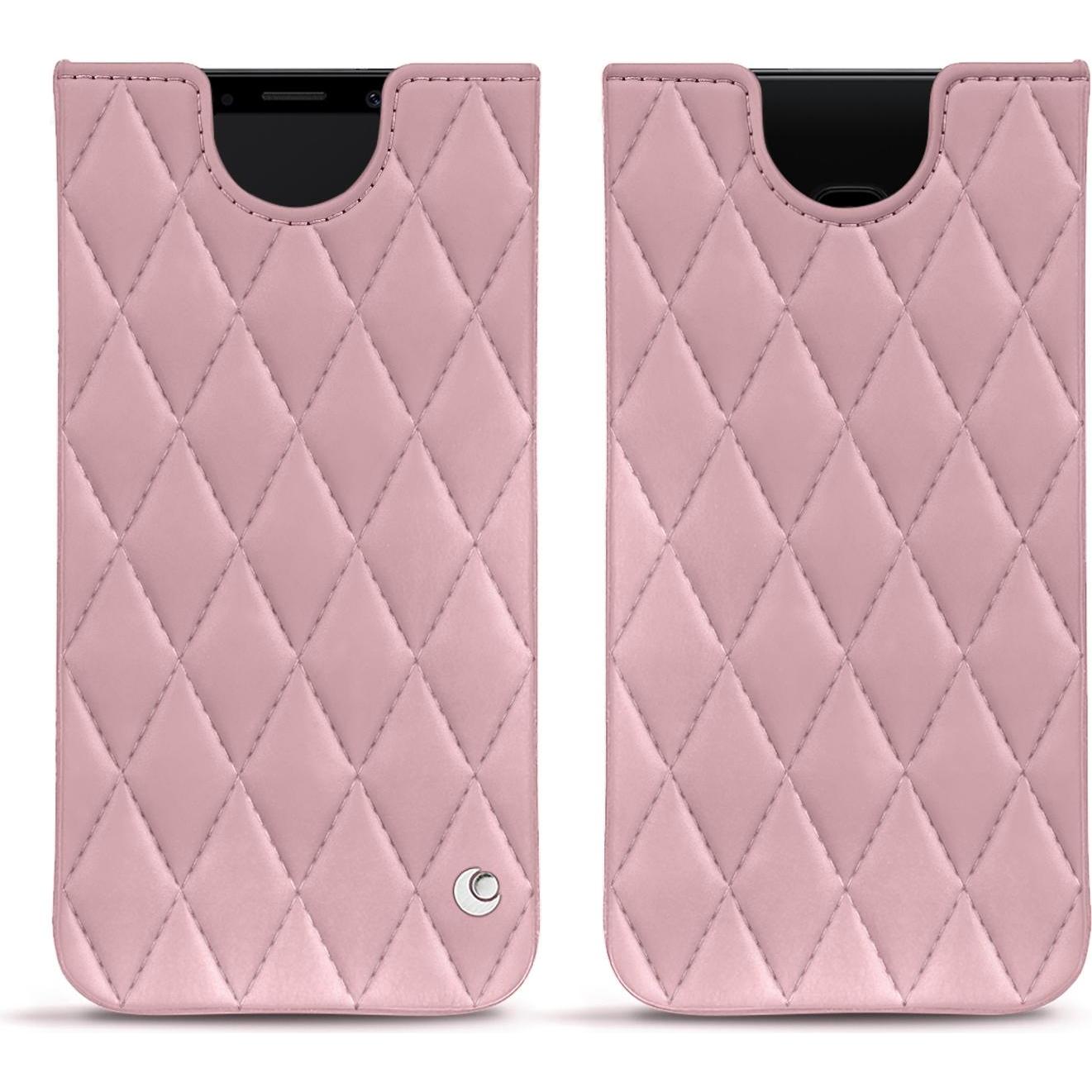 Noreve Lederschutzhülle (Samsung Galaxy S9), Smartphone Hülle, Rosa