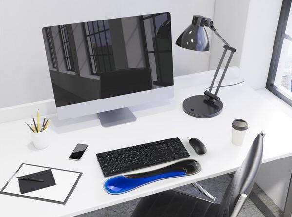 Actual product image Kensington Slim Duo Gel KB Wrist Rest Bl