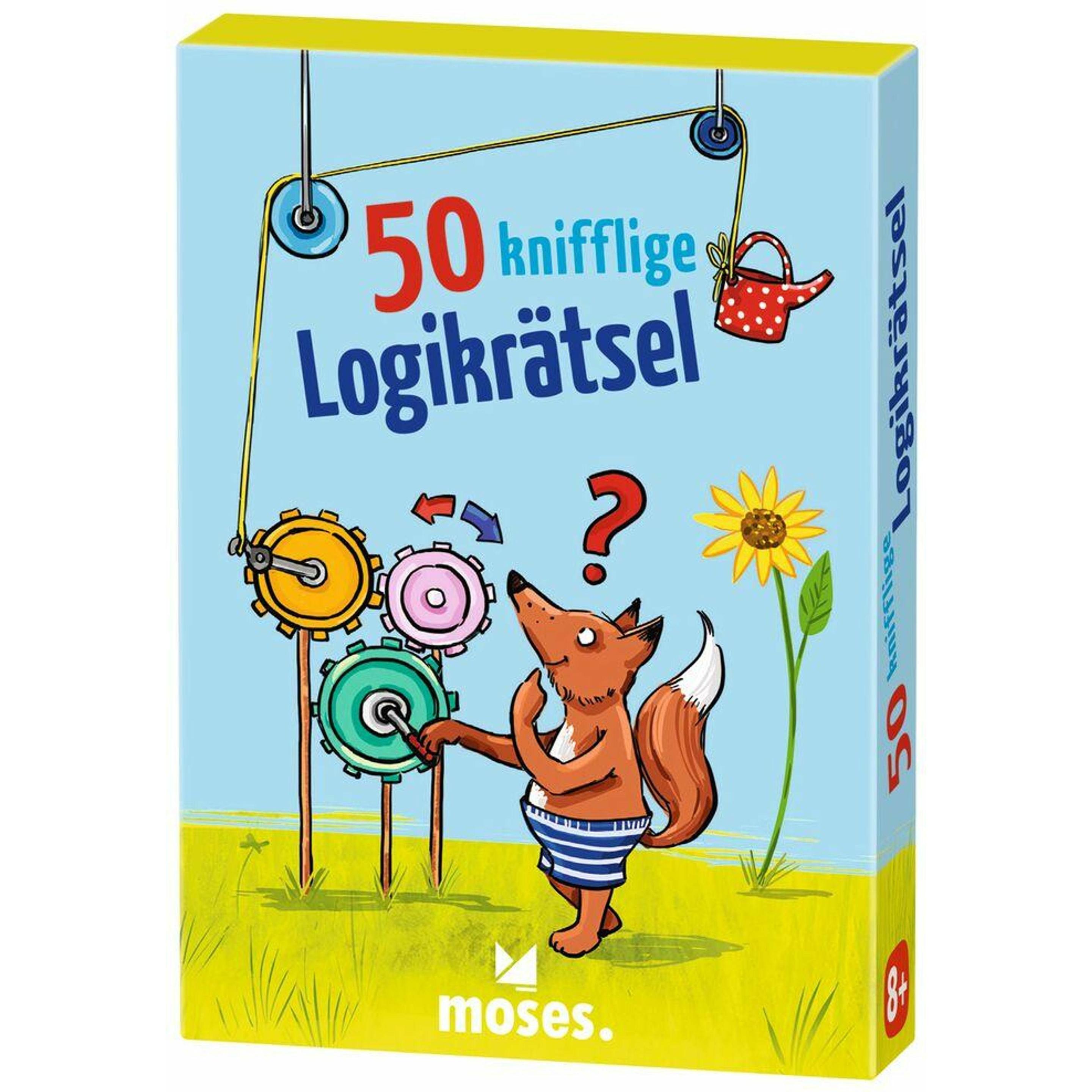 Magni moses 30256 knifflige Logikrätsel - lustiges Rätselspiel mit Denksportaufgaben für Kinder ab 8 Jahre (Deutsch) (30256)