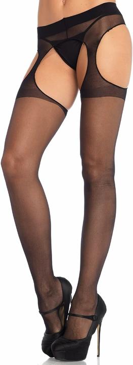 Produktbild Leg Avenue Transparente Suspender Strumpfhose (XL, XXL)