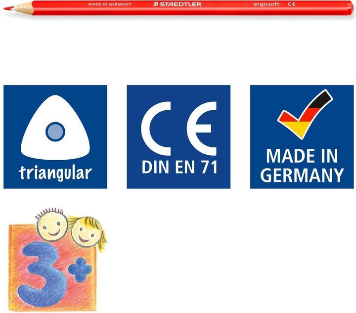 Produktbild Staedtler Ergosoft Farbstifte 36 St. 100% FSC (36 x)