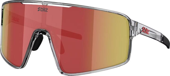 Dunkelgrau transparent / Rot, Transparent Dark Grey/Brown w Red Multi