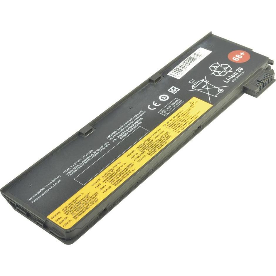 2-Power Batteria principale 11.4V 2100mAh (1800 mAh), Batteria per notebook, Nero