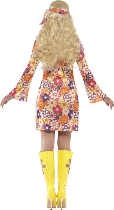 Produktbild Smiffys Flower Power Hippie Damen Kostüm (44, 46)