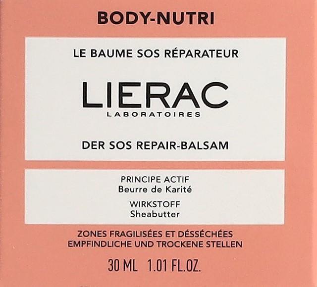 Produktbild Lierac BODY NUTRI The SOS Repairing Balm 30ml (Körpermilch, 30 ml)