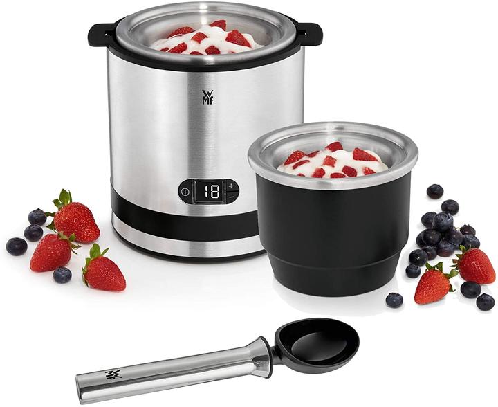 Produktbild WMF KÜCHENminis 3in1 Eismaschine / Ice Maker für Frozen Joghurt, Sorbet und Eiscreme mit Eisportionierer