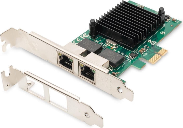 Digitus Gigabit Ethernet PCI Express Card, 2-port (PCI-E x1)