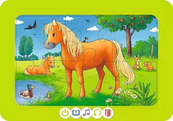 Produktbild Ravensburger tiptoi Puzzle 00229 - 3 erste Puzzles: Bauernhoftiere, niedliche Rahmenpuzzles für (Deutsch)