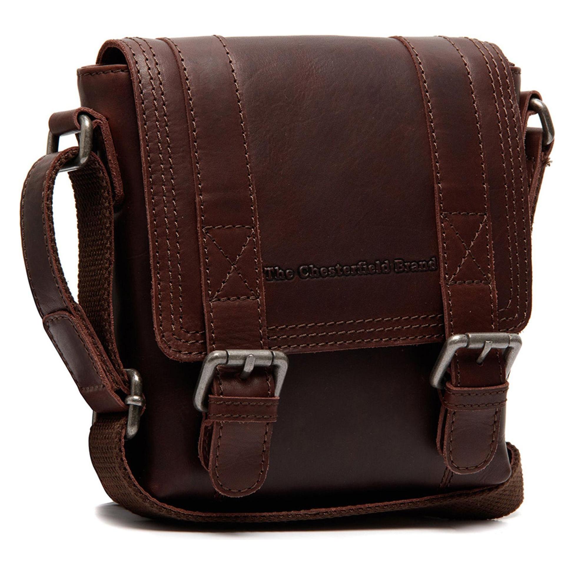 The Chesterfield Brand, Herren, Handtasche, Ariano Umhängetasche Leder 17 Cm, Braun