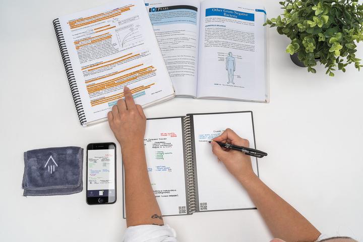 Image du produit Rocketbook Carnet de notes Core Smart (A5, Pointillés, Couverture rigide)