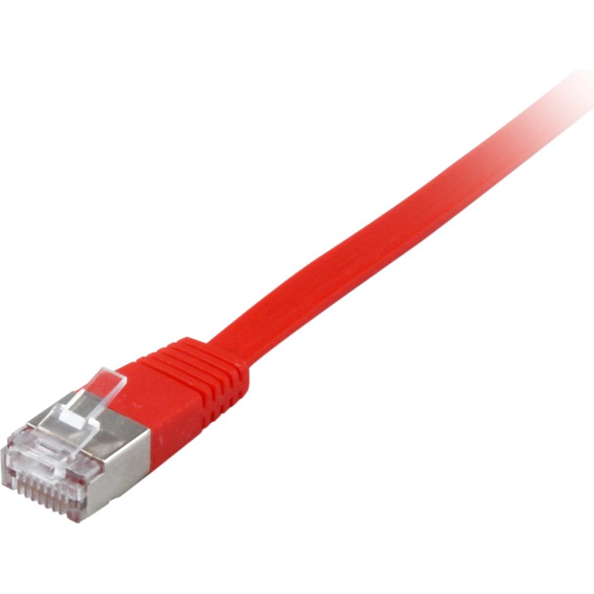 equip Cat. U/FTP Flat Patchkabel (U/FTP, CAT6a, 3 m), Netzwerkkabel