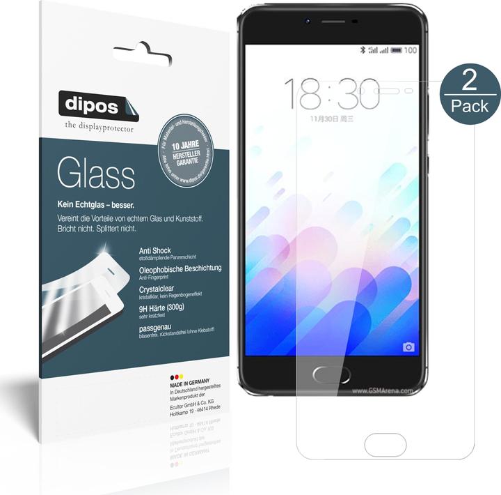 Dipos Displayschutz Anti-Shock (1 Stück, Meizu M3X)