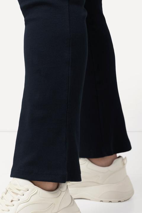 Actual product image Ulla Popken Bellieva Jerseyhose, Rippjersey, Elastikbund, Schlag (50, 52)
