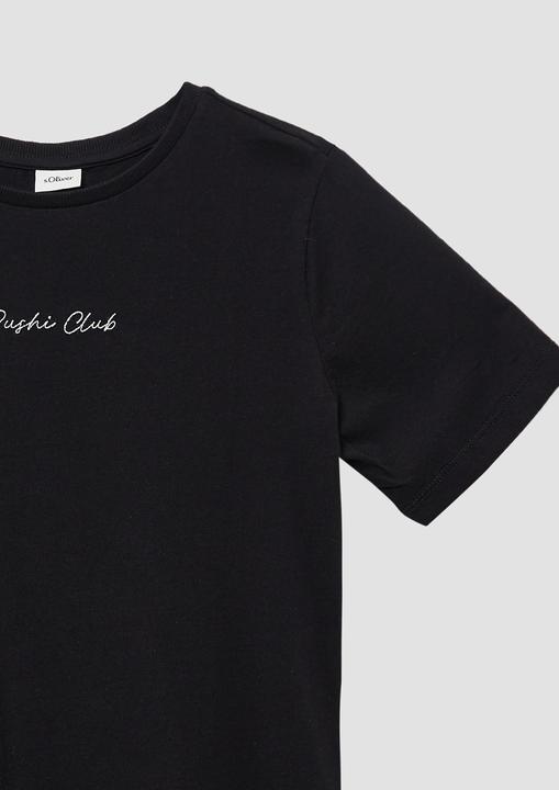 Actual product image S.Oliver T-Shirt T-Shirt mit Stickerei und Rücken-Print (170, 176)