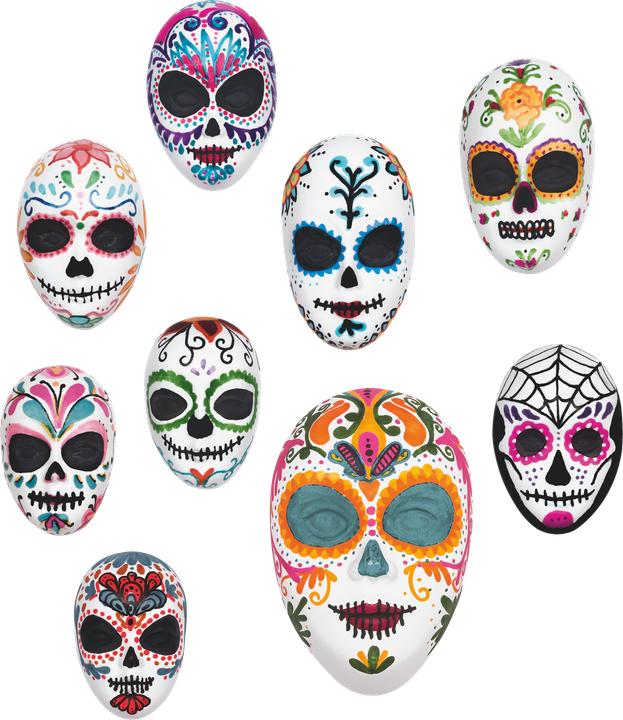 Actual product image Knorr Prandell Casting Mould “Mini Masks” | 40-80 mm, white
