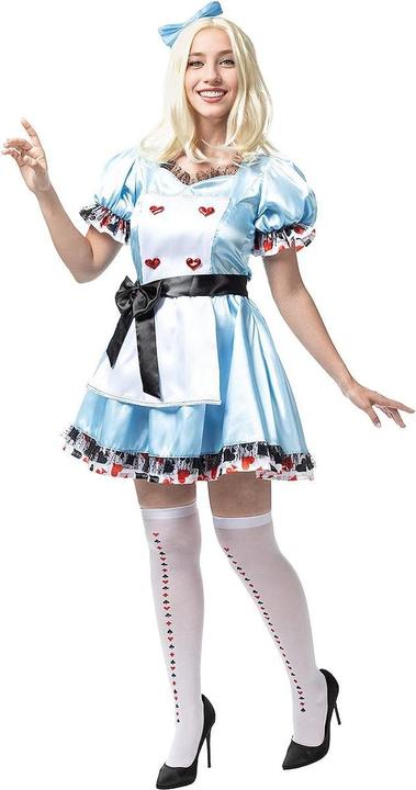 Actual product image Metamorph Alice im Wunderland Satinkleid (XXL)