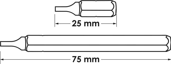 Actual product image Vigor Bit Box V5020 - Hexagon solid 6.3 (1/4 inch) (6.3 mm)
