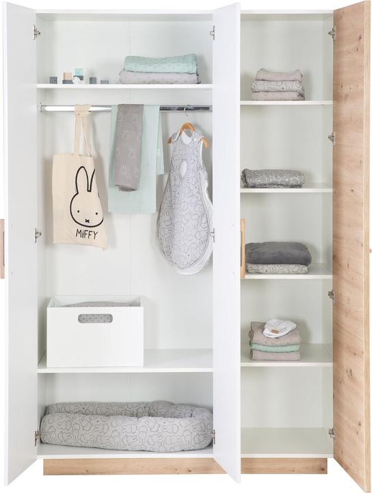 Produktbild Roba Kleiderschrank 3-türig Lion (132 cm)