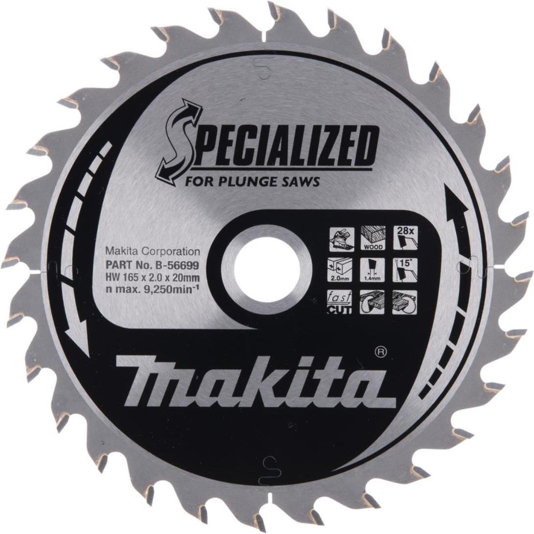 Thumbnail - Makita, Sägeblatt, SPECIALIZED Kreissägeblatt für Akku-Eintauchsäge 165/20