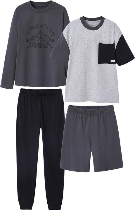 Produktbild Jonen 2er-Pack Jungen Schlafanzüge mit Recycling-Baumwolle (140)