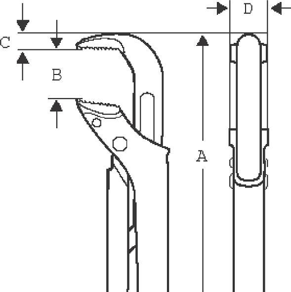 Actual product image Bahco UNIVERSAL WRENCH 720 - 3-1/2 (722 mm)