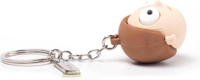 Actual product image Rick And Morty Morty Face 3D Rubber Keychain