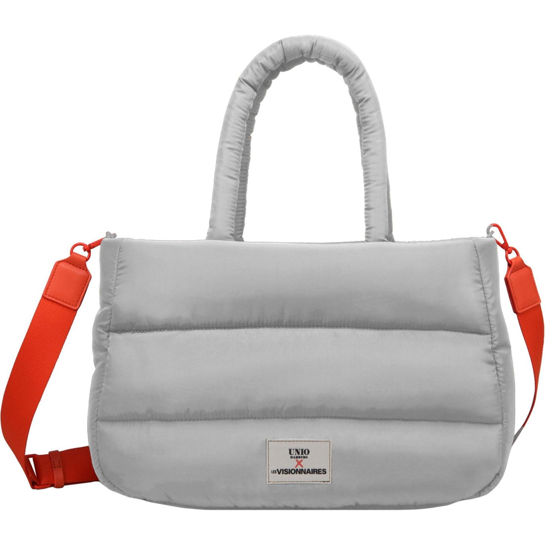 Les Visionnaires, Handtasche, Unio Cortina Schultertasche 45 cm, Grau