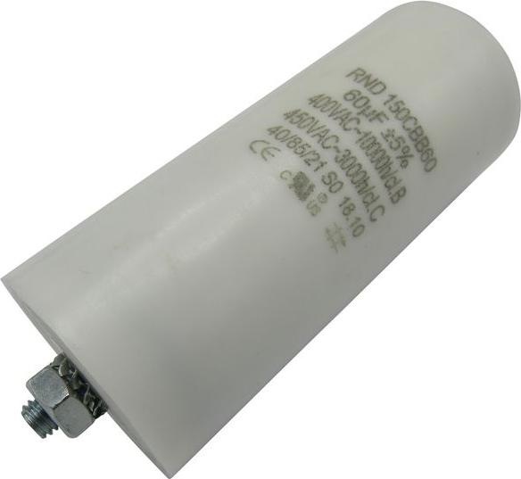 Produktbild RND Components Motorkondensator 50... 60Hz M8 25uF 450V Faston-Anschlussklemme