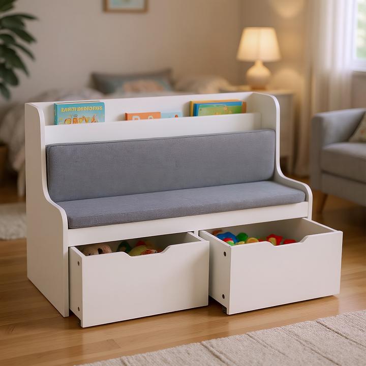 Actual product image Relaxdays Kinderbank mit 2 Schubladen