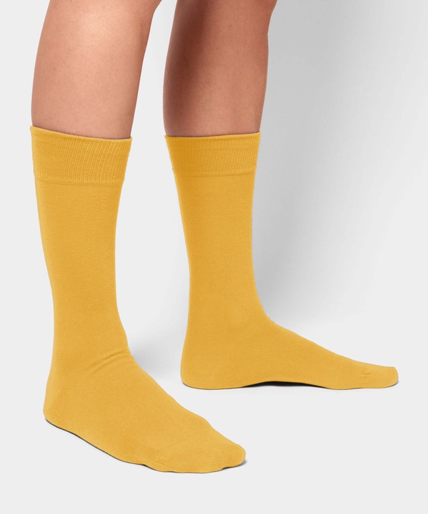Produktbild DillySocks Smooth Golden Yellow Pack (3er Pack, 41 - 46)