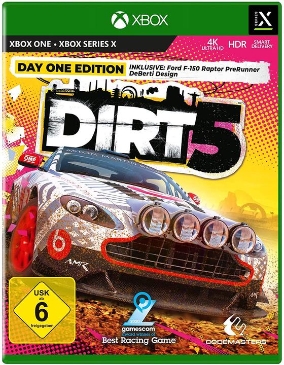 Codemasters DIRT 5 Lanceringseditie (Xbox One X, Xbox serie X, DE)